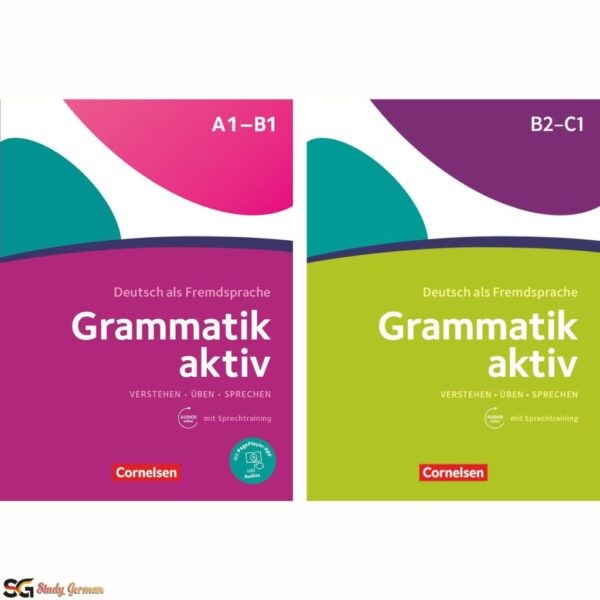 Bộ sách ngữ pháp tiếng Đức Grammatik Aktiv A1B1 và B2C1